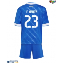 Otroški Nogometni dresi Real Madrid Ferland Mendy #23 Tretji 2025-26 Kratek Rokav (+ Kratke hlače)